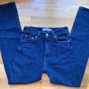 & other stories favorite cut straight jean in deep blue